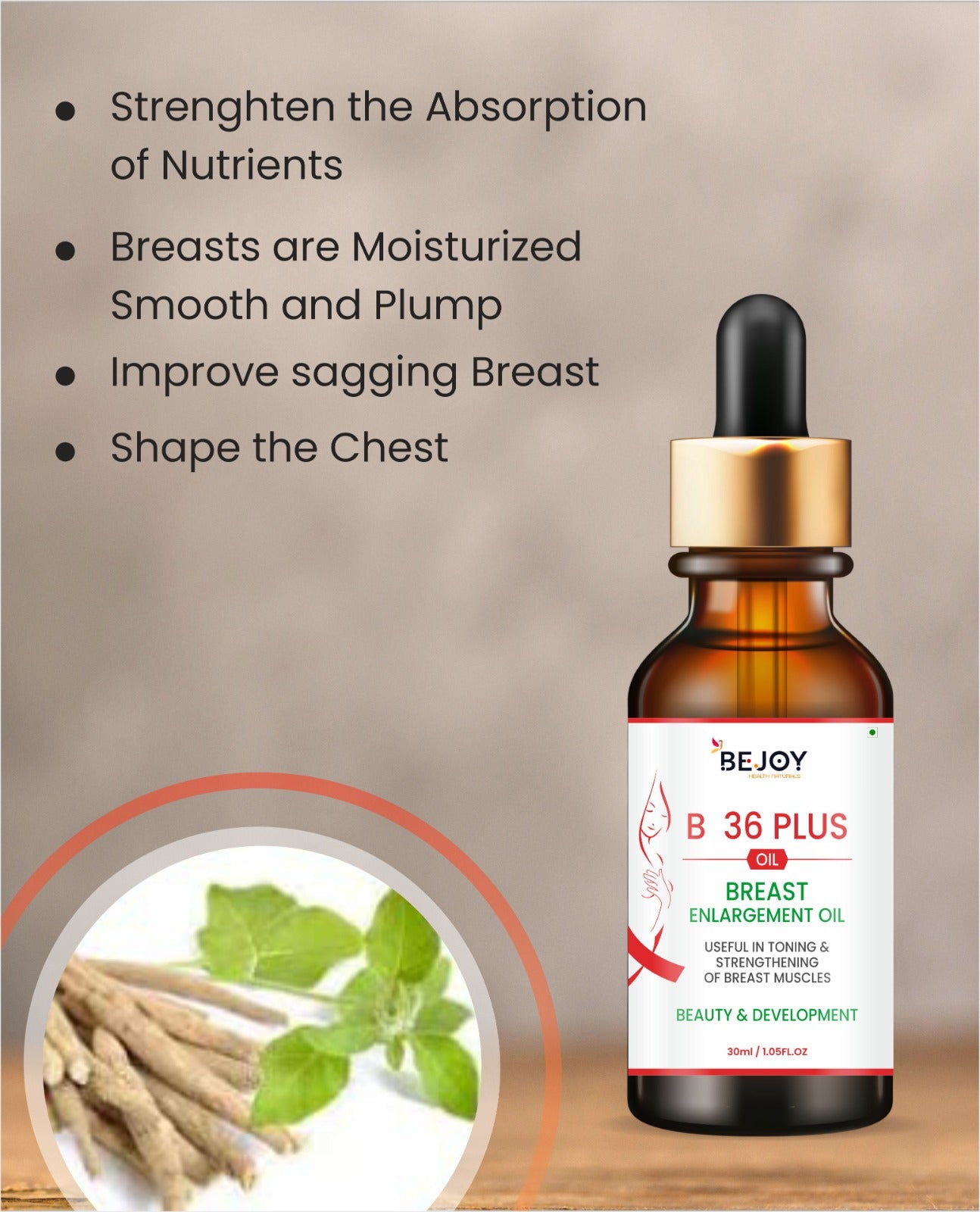 B 36 Plus Breast Enlargement Oil