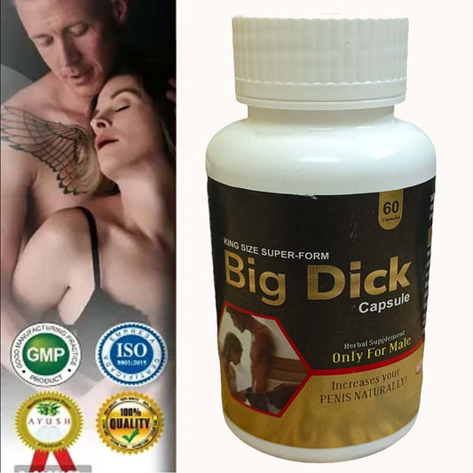 Big Dick Capsule King Size Super From Herbal Supplement Only for Male Increases Your Penis Naturally 60 Capsule
